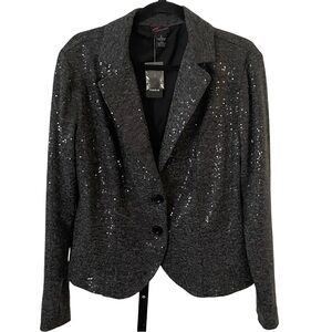 Torrid Sequin Blazer Jacket Lined Women's Large NWT!